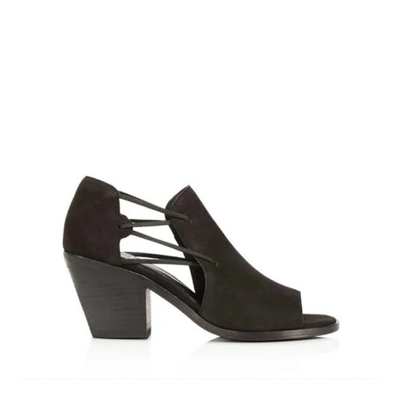EILEEN FISHER Nikki Peep Toe Sandal Black - Picture 5 of 15